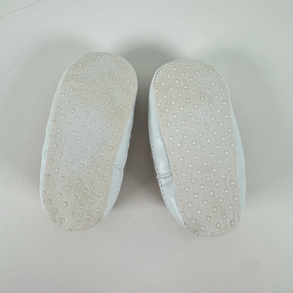 Old Navy Boat Shoes Kids 12-18M Light Khaki Canvas Nautical Preppy Loafers